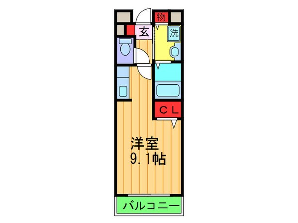 ヤワタヤビルディングの物件間取画像